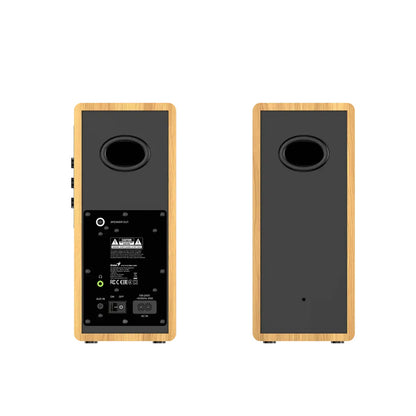 Genius SP-HF1220BT Wood Bluetooth Speakers, 45W, Bluetooth & 3.5mm Connectivity