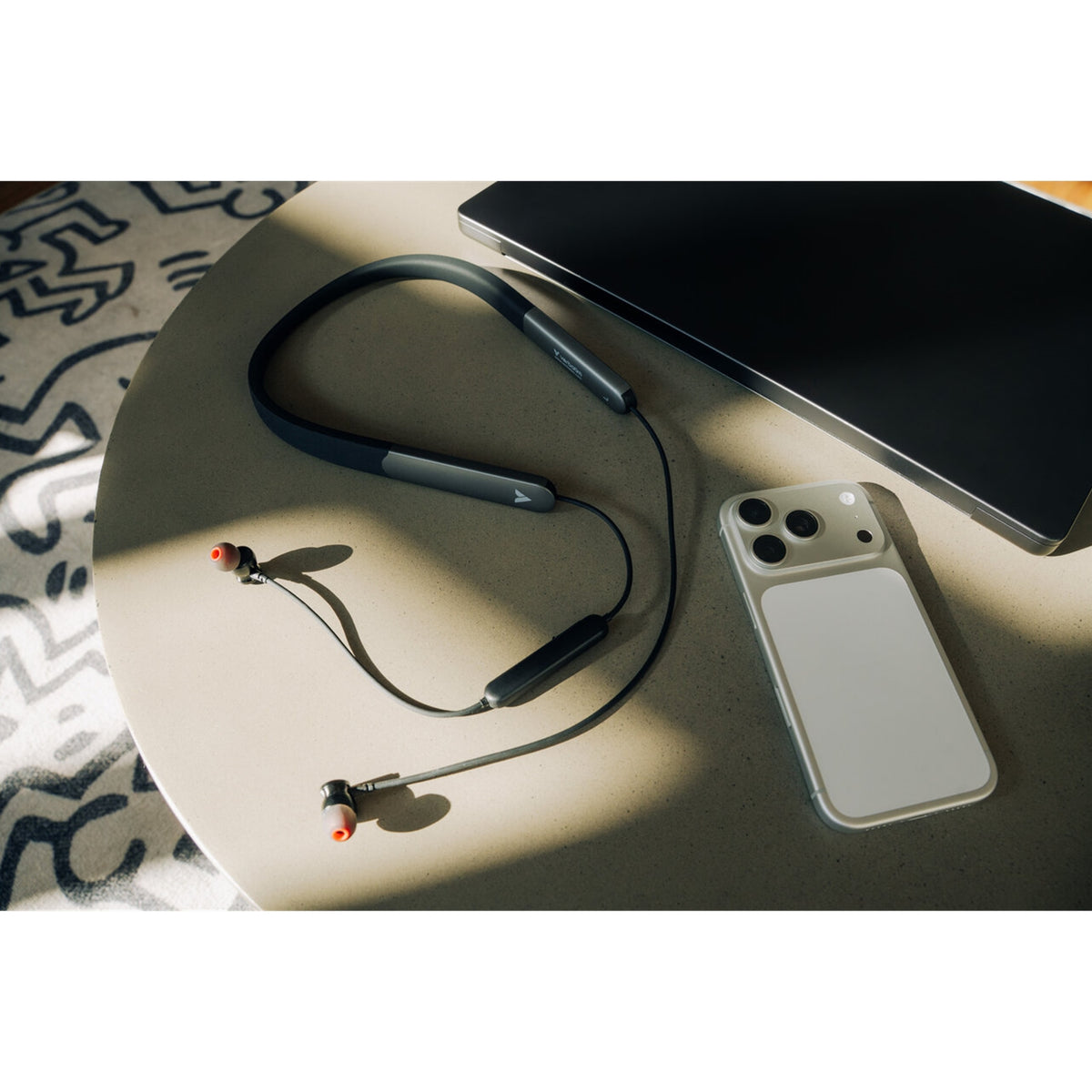 Verbatim TruSound Pro Neckband ENC Bluetooth Earbuds in Black