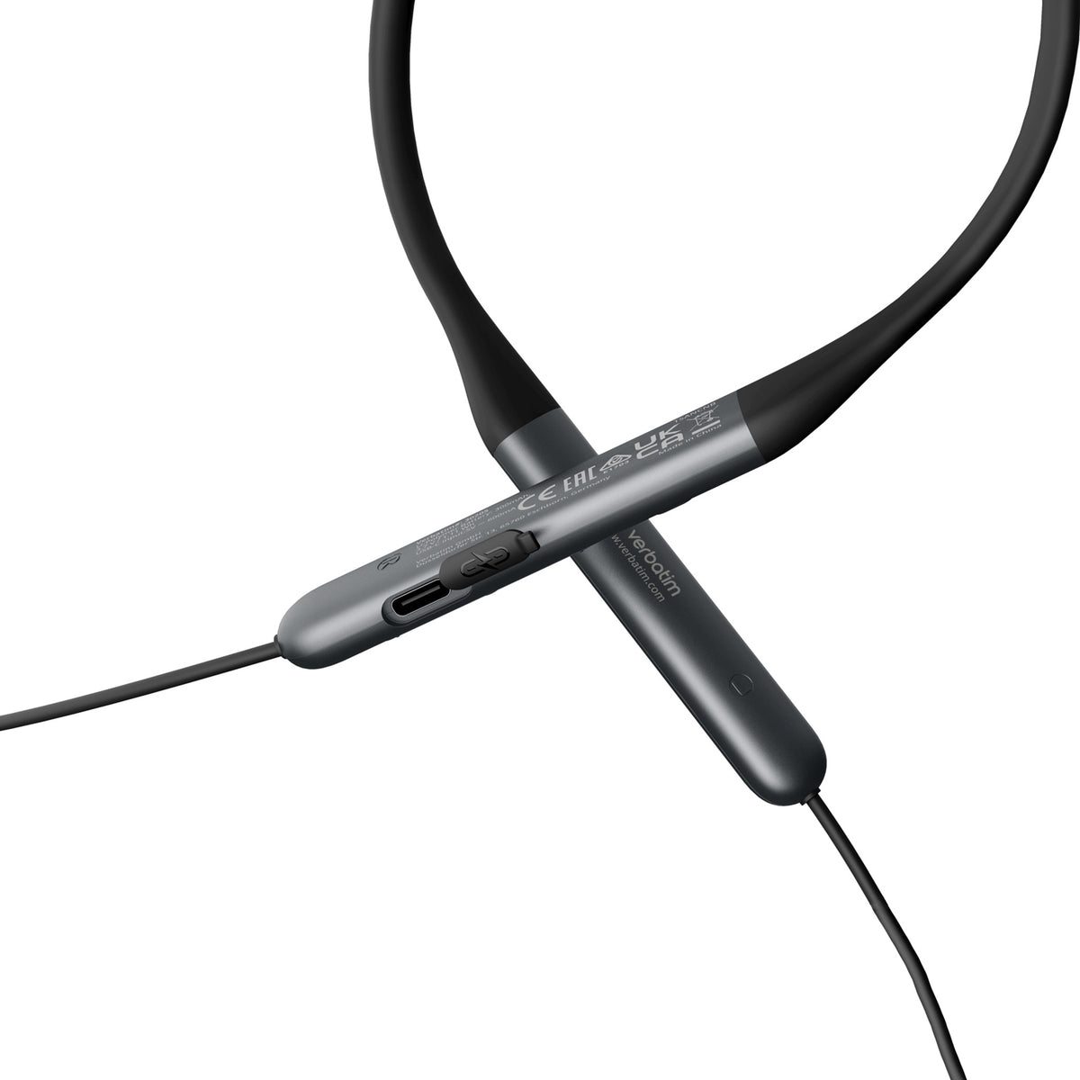 Verbatim TruSound ANC Neckband Bluetooth Earbuds in Black