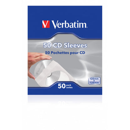 Verbatim CD-DVD Paper Sleeves - 50 Pack