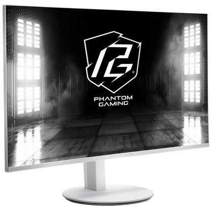 ASRock Phantom 27 Inch FHD Gaming Monitor in White, 240Hz, 1ms Response Time