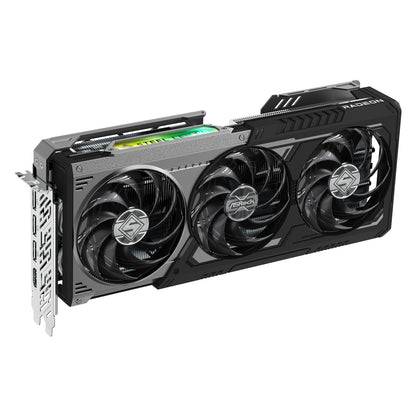 ASRock AMD Radeon RX 9070 GRE Steel Legend Dark OC 12GB GDDR6 Graphics Card