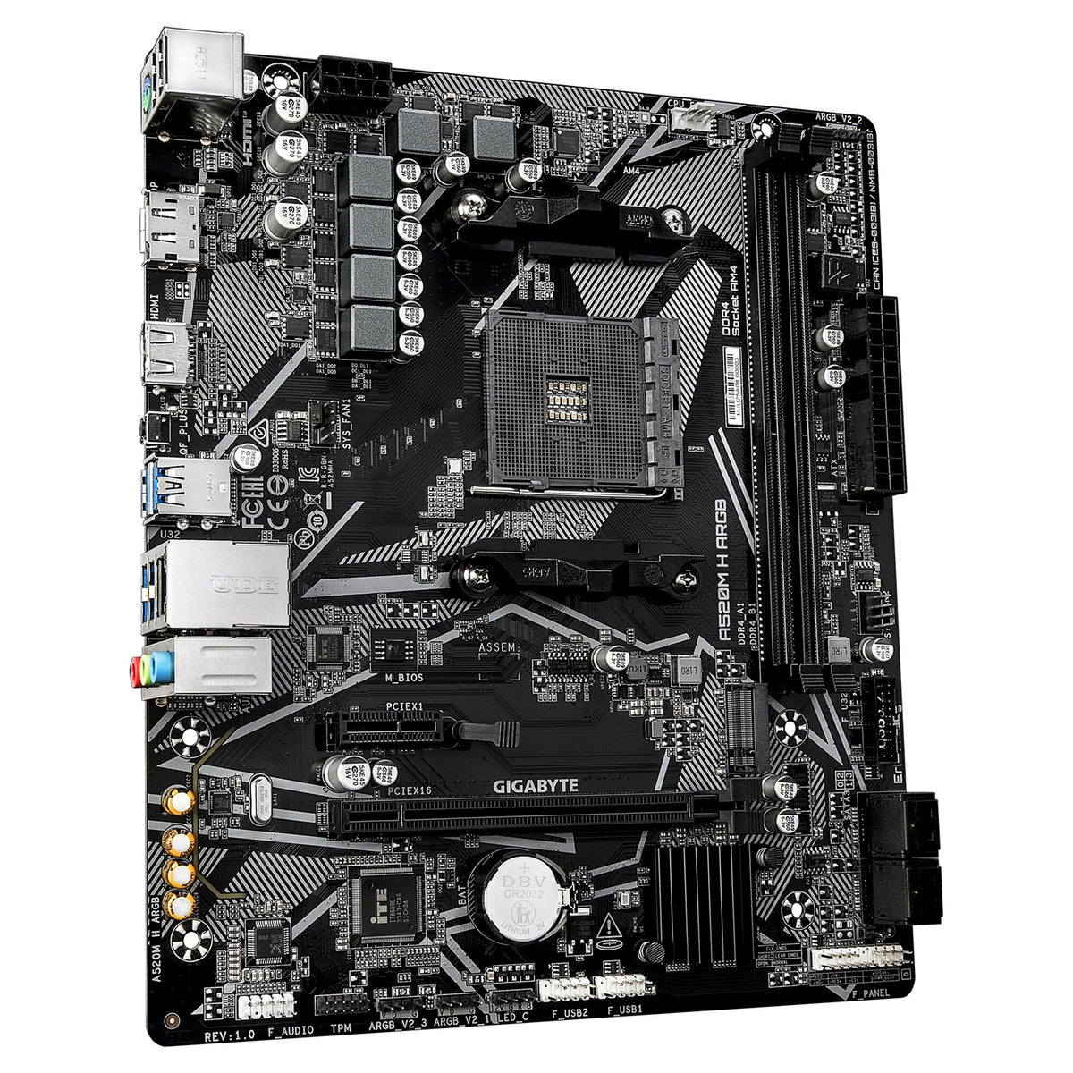 Gigabyte A520M H ARGB AMD AM4 Socket Motherboard
