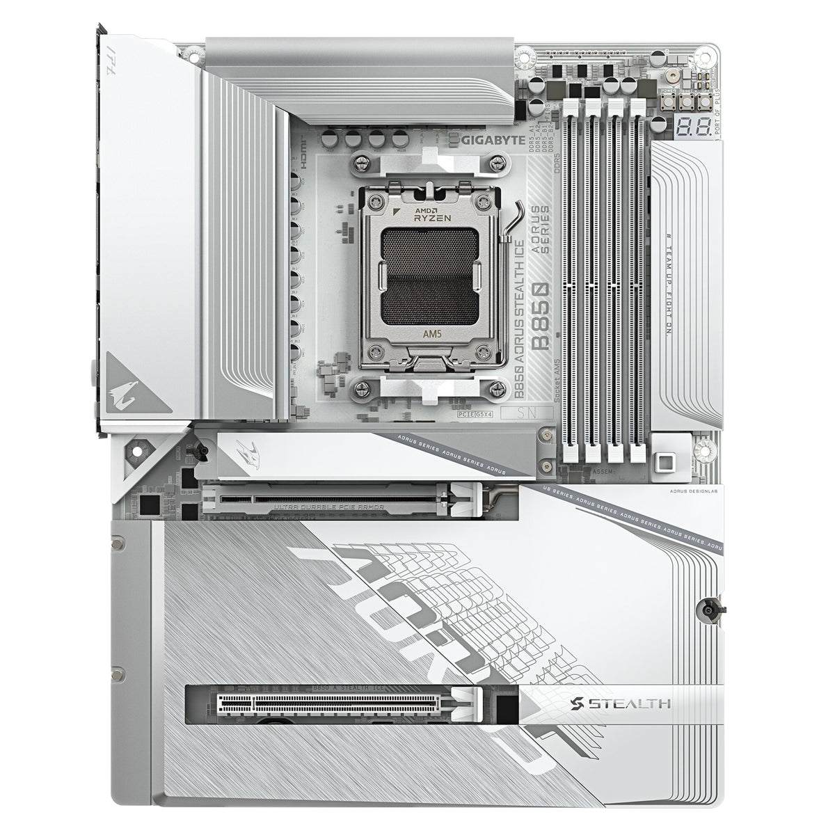 Gigabyte B850 AORUS STEALTH ICE AMD AM5 Socket Motherboard