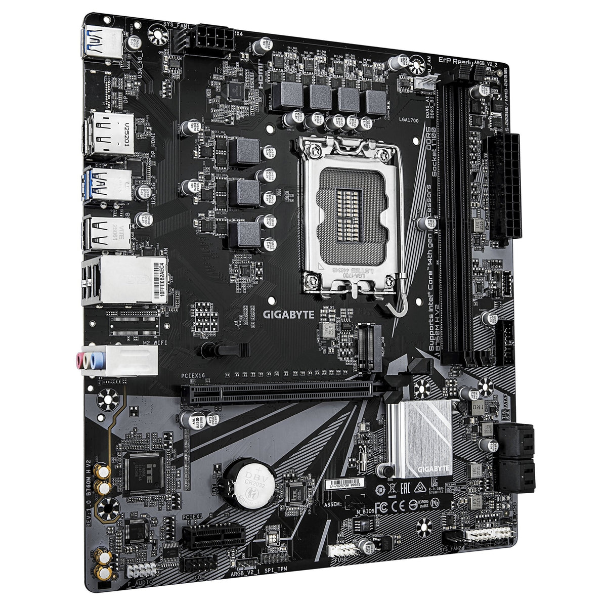 Gigabyte B760M H V2 Intel 1700 Socket Motherboard