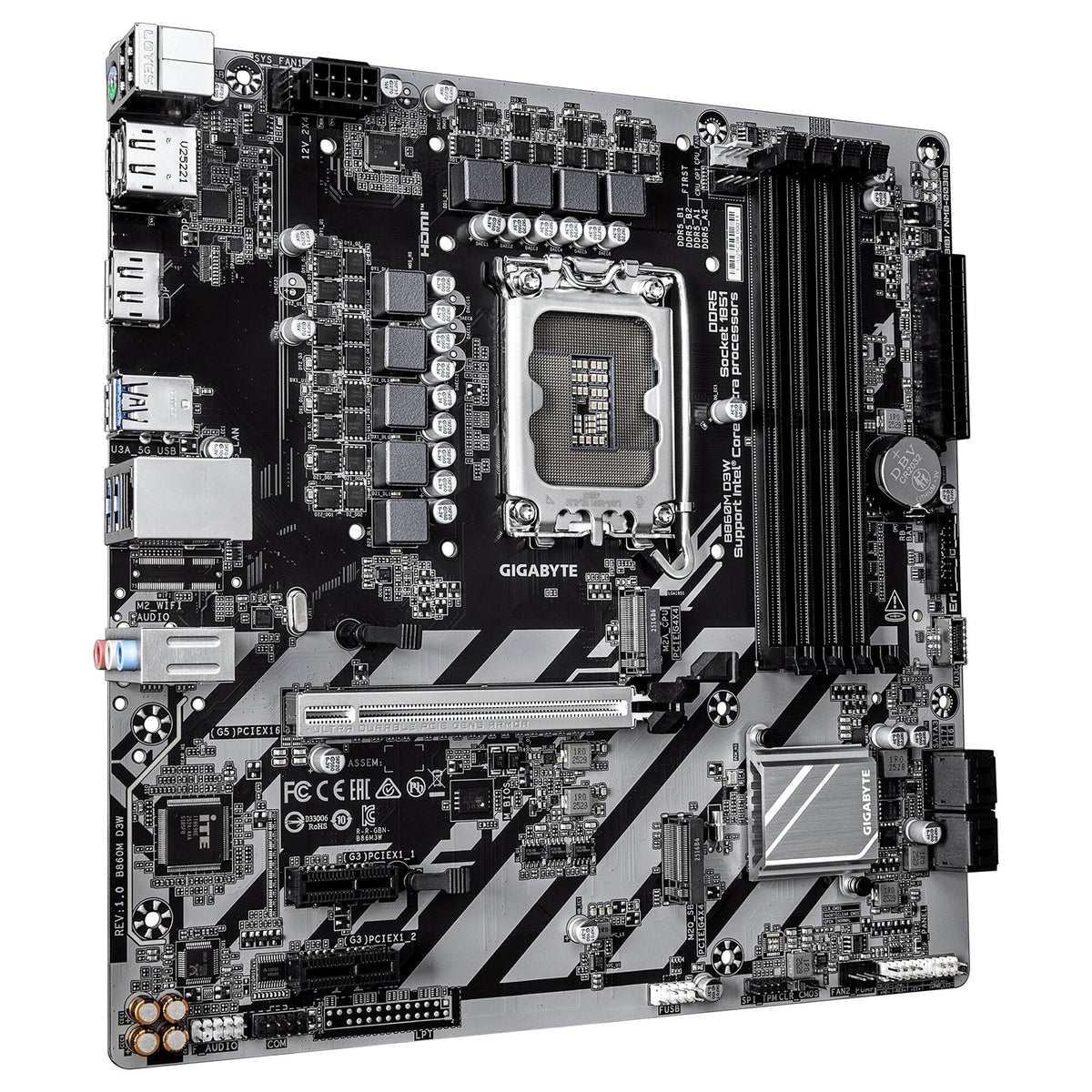 Gigabyte B860M D3W Intel 1851 Socket Motherboard
