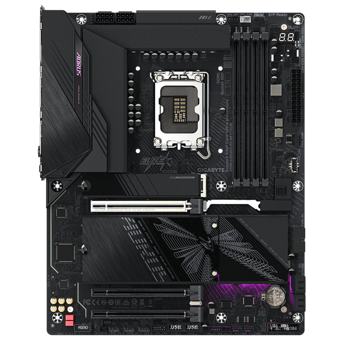 Gigabyte Z890 AORUS ELITE WIFI7 PLUS Intel 1851 Socket Motherboard