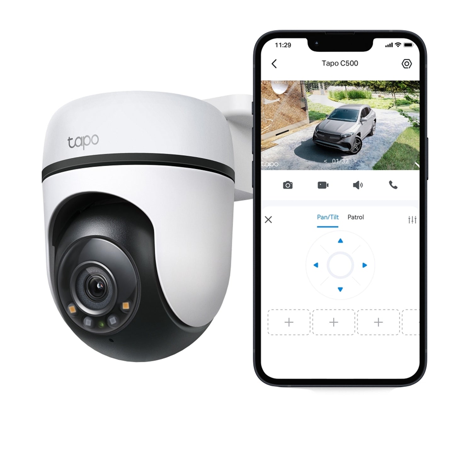 TP-Link Tapo C500 Outdoor Pan Tilt Security Wi-Fi Camera
