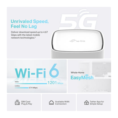 TP-Link Archer NX200 5G AX1800 Wireless Dual Band Gigabit Router