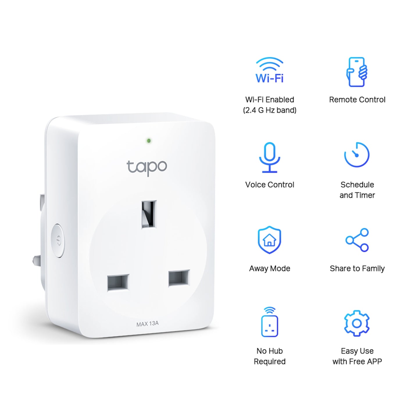 TP-Link Tapo P100 Mini Smart Wi-Fi Socket - 4 pack
