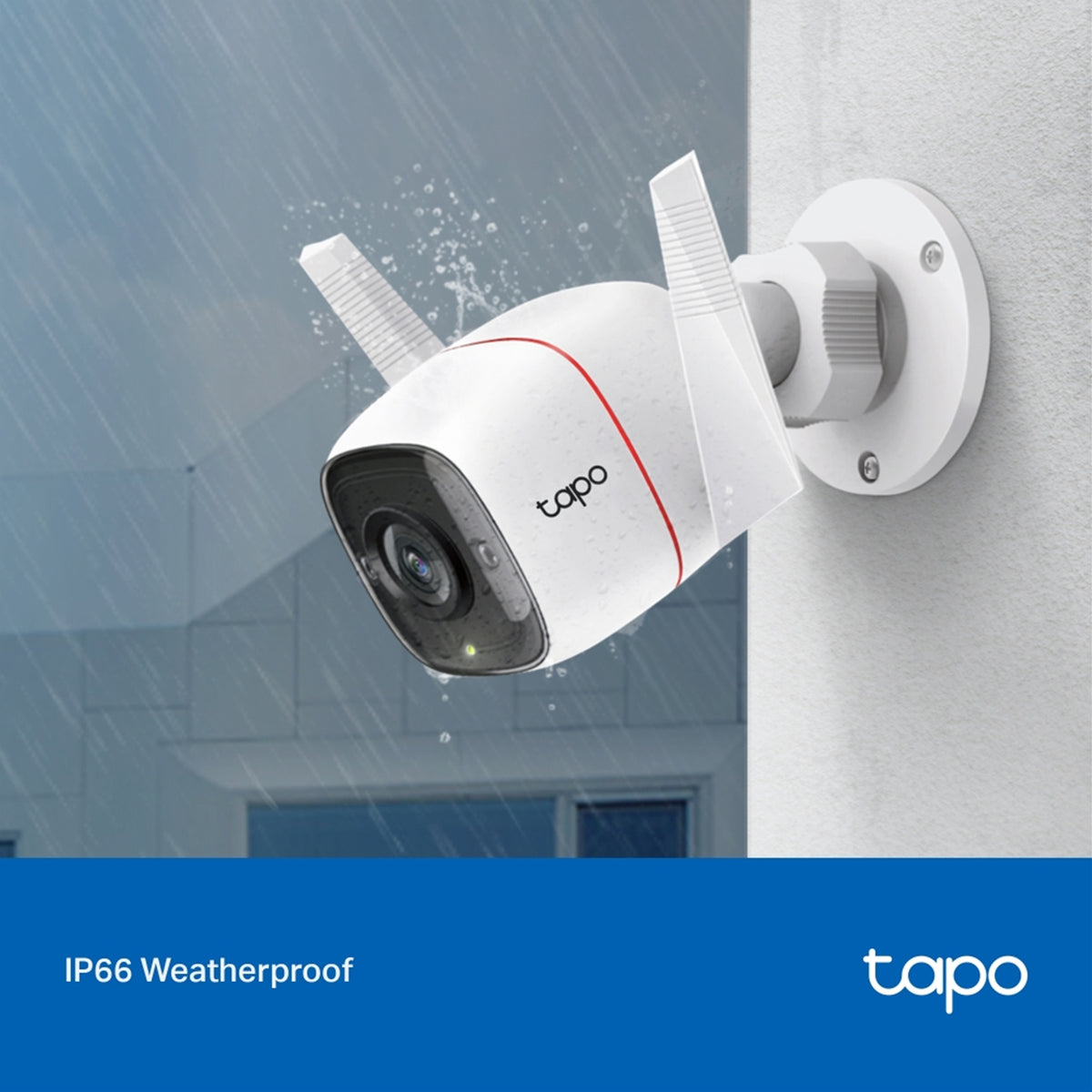 TP-Link Tapo C310P2 Outdoor Security Wi-Fi Camera - 2 Pack