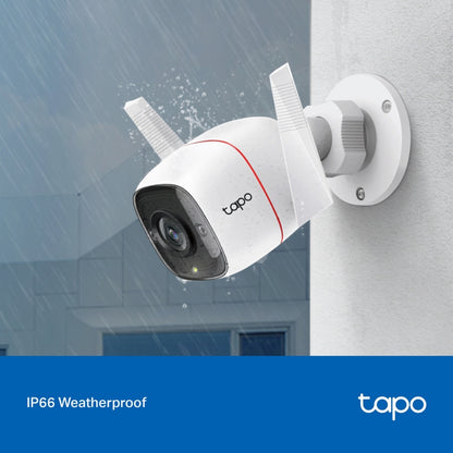 TP-Link Tapo C310P2 Outdoor Security Wi-Fi Camera - 2 Pack