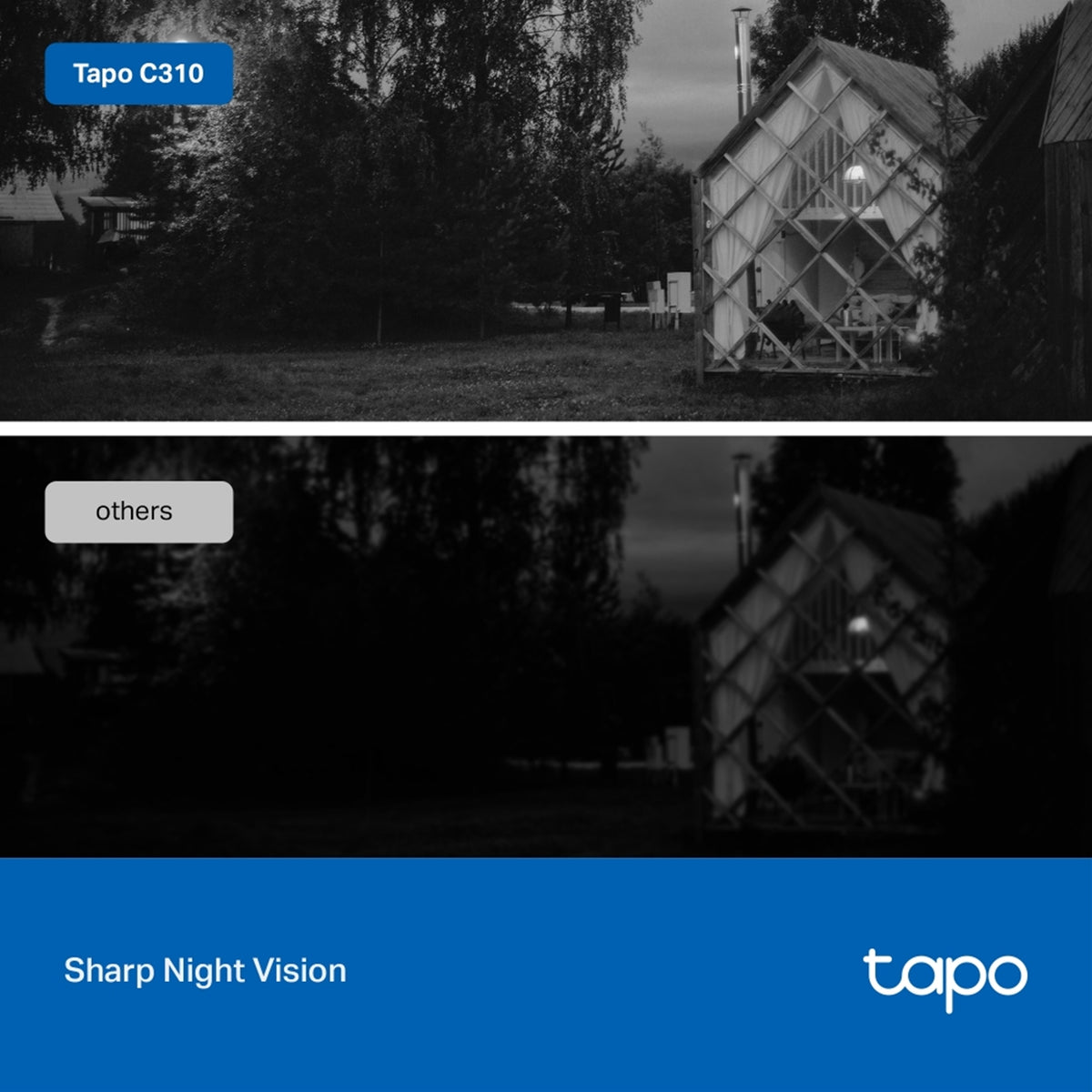 TP-Link Tapo C310P2 Outdoor Security Wi-Fi Camera - 2 Pack