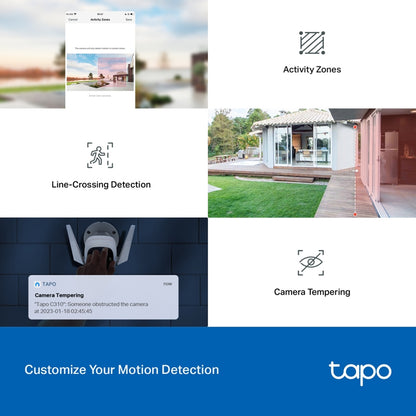 TP-Link Tapo C310P2 Outdoor Security Wi-Fi Camera - 2 Pack