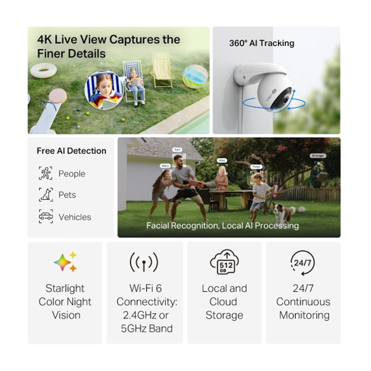 TP-Link Tapo C560WS Outdoor Pan Tilt Security Wi-Fi Camera