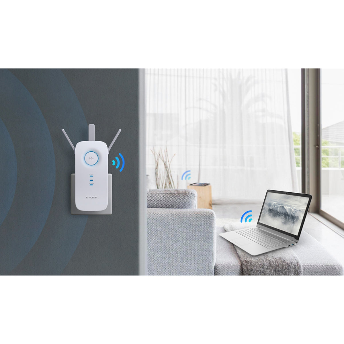 TP-Link RE450 AC1750 Dual Band Wi-Fi Range Extender with External Antenna
