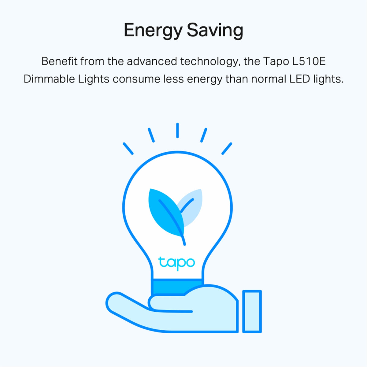 TP-Link Tapo E27 L510E Dimmable Smart Light Bulb - 2 Pack