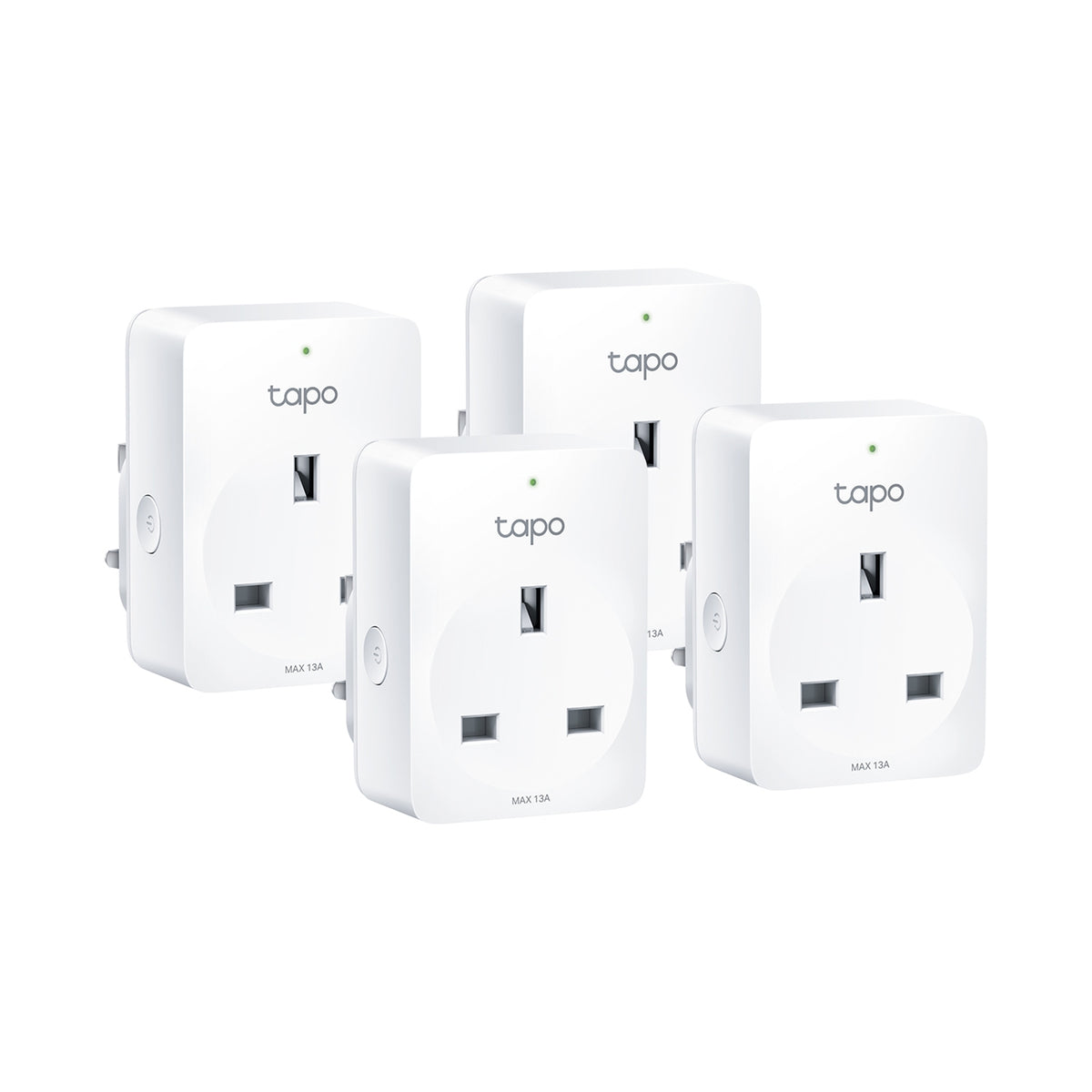TP-Link Tapo P110 Mini Smart Wi-Fi Socket with Energy Monitoring - 4 Pack