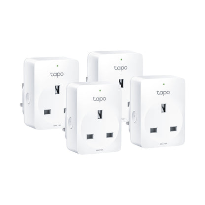 TP-Link Tapo P110 Mini Smart Wi-Fi Socket with Energy Monitoring - 4 Pack