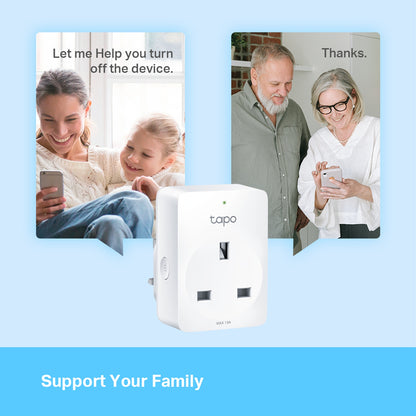 TP-Link Tapo P110 Mini Smart Wi-Fi Socket with Energy Monitoring - 4 Pack