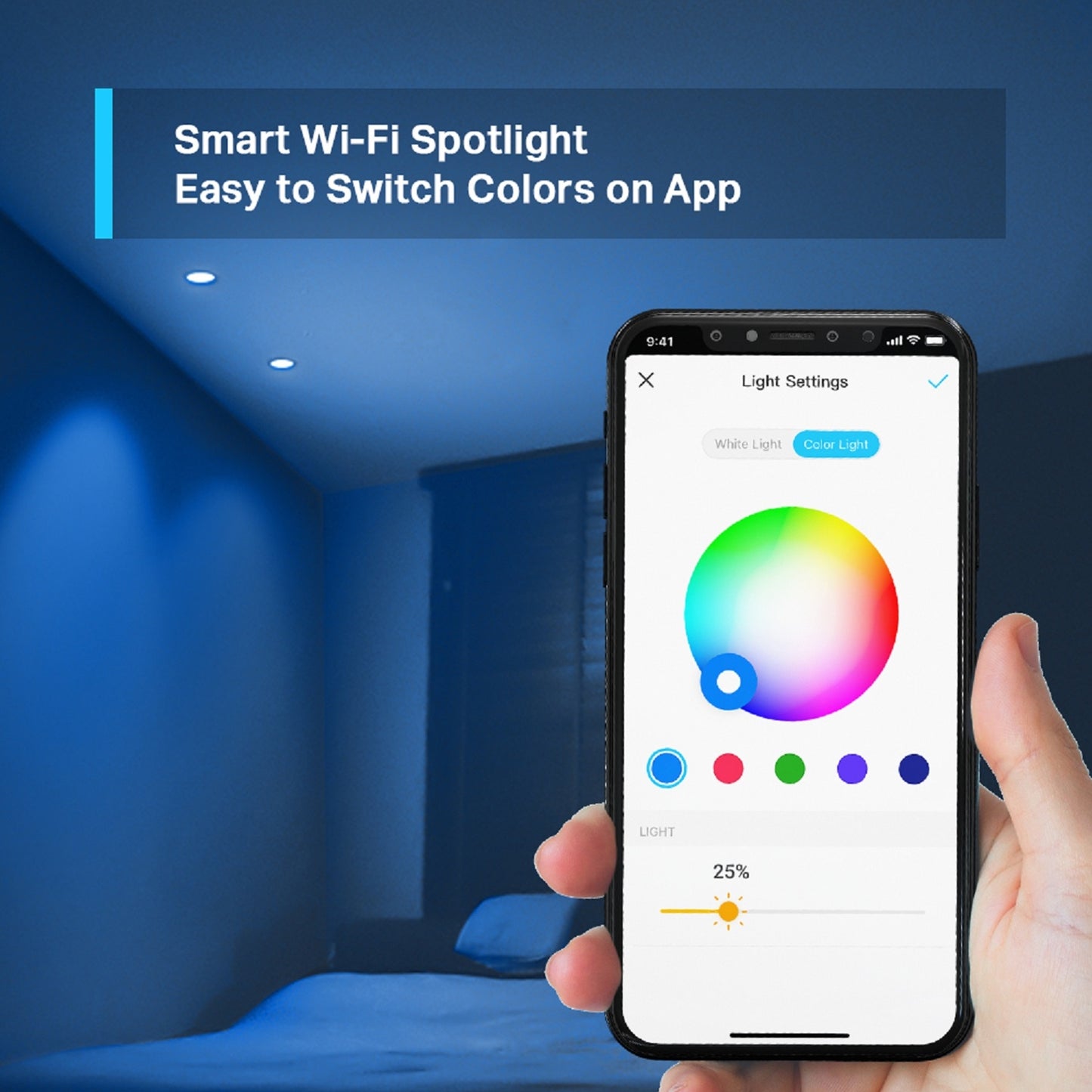 TP-Link Tapo L630 Dimmable Smart Wi-Fi Spotlight - 2 Pack