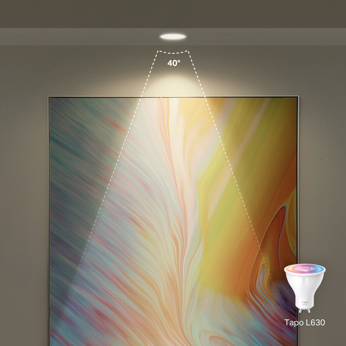 TP-Link Tapo L630 Dimmable Smart Wi-Fi Spotlight - 2 Pack