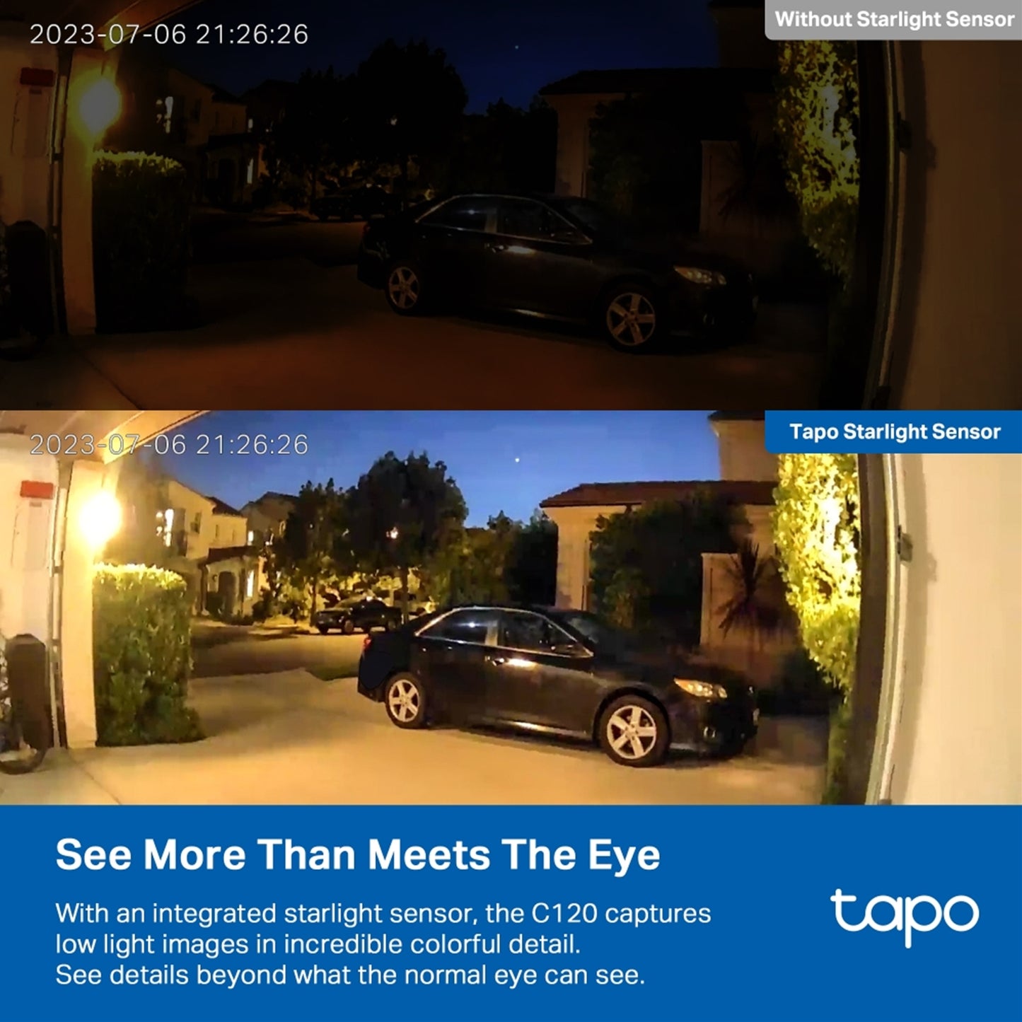TP-Link Tapo C120 Indoor Outdoor Home Security Wi-Fi Camera