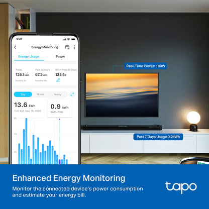 TP-Link Tapo P304M Smart Wi-Fi Power Strip 4-Outlets Matter