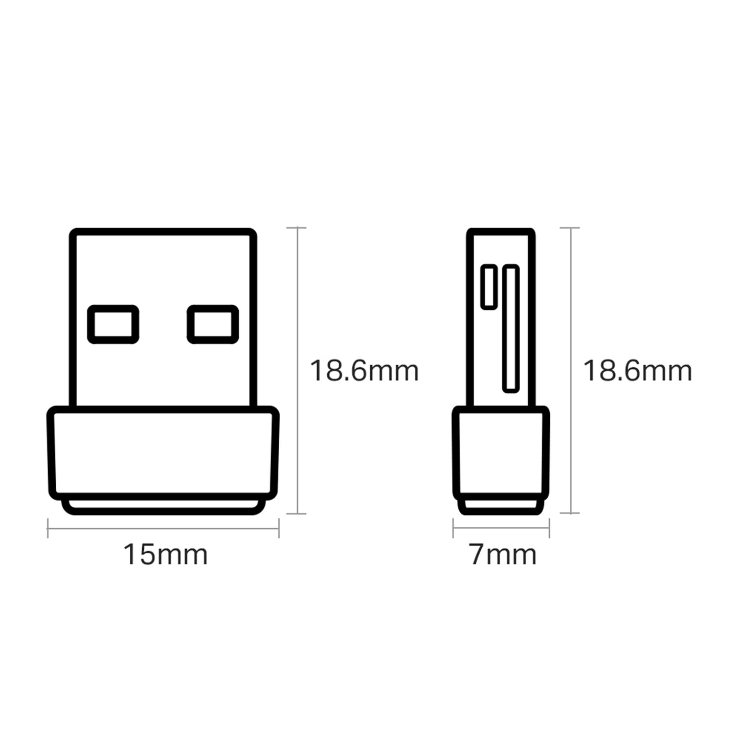 TP-Link Archer T2U Nano AC600 Nano Wi-Fi USB Adapter