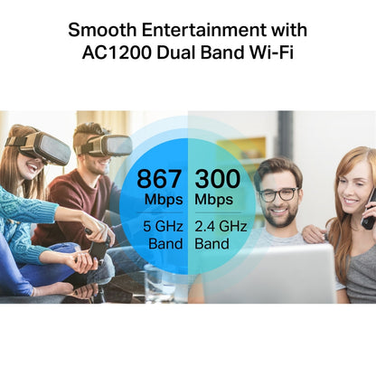 TP-Link Archer C6 AC1200 Dual-Band Wi-Fi Router