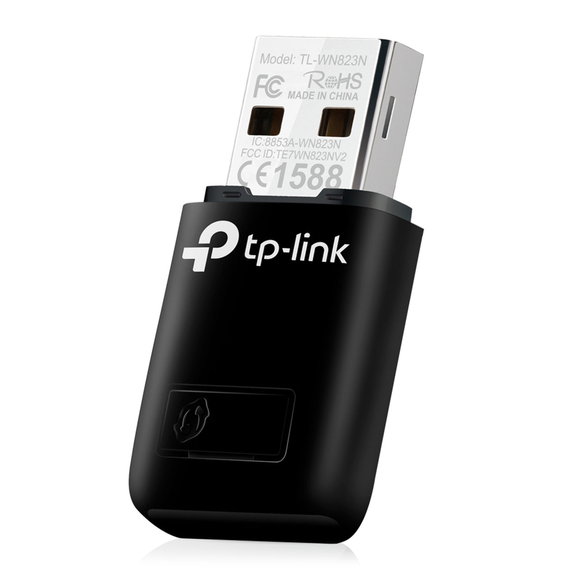 TP-Link TL-WN823N N300 Mini Wi-Fi USB Adapter, QSS button