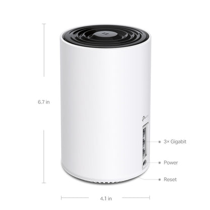 TP-Link Deco XE75 AXE5400 Home Mesh Wi-Fi 6E Tri-Band System - 3 Pack