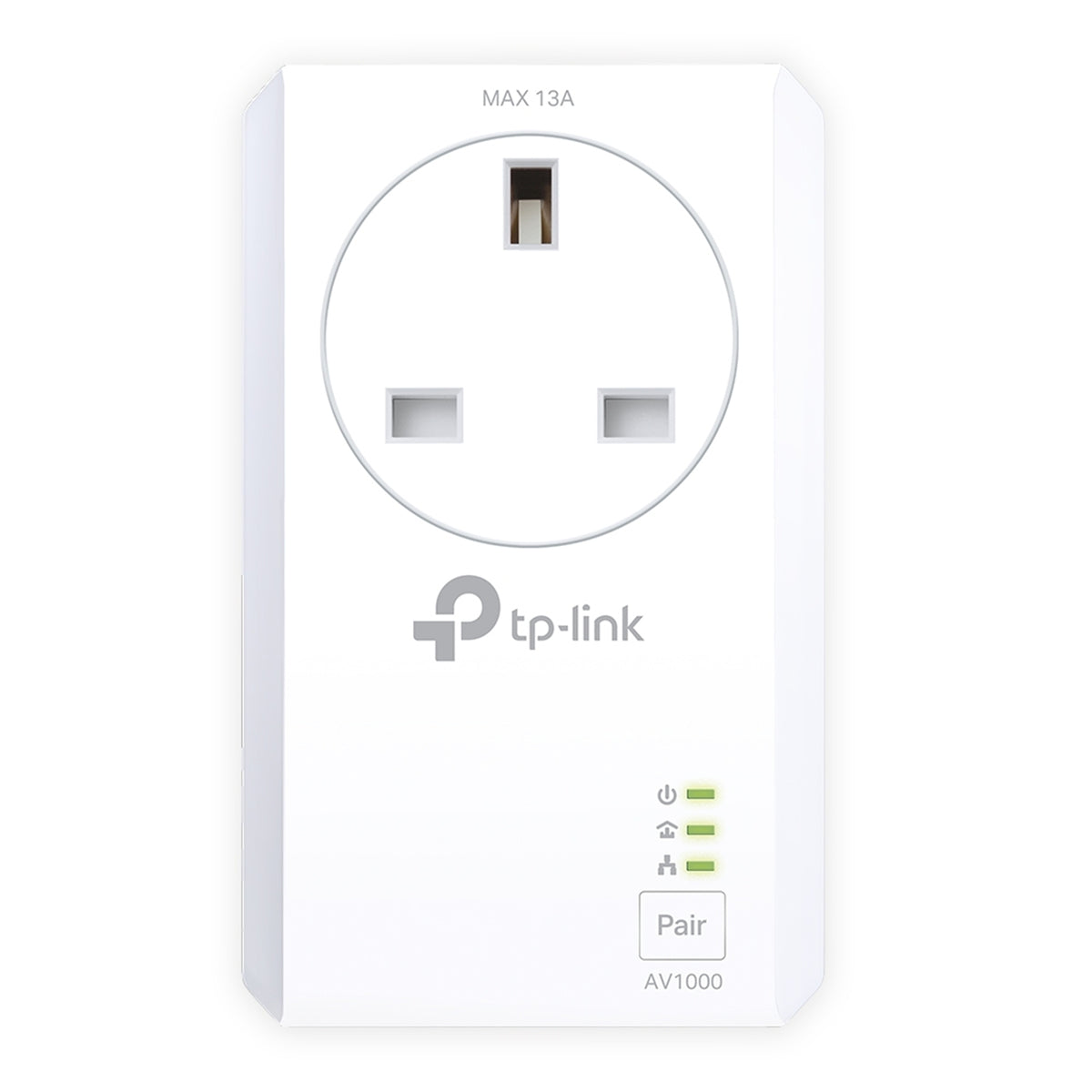 TP-Link TL-PA7027P KIT AV1000 2-Port Gigabit Pass-through Powerline Starter Kit