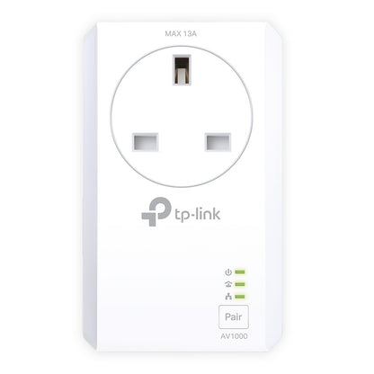 TP-Link TL-PA7027P KIT AV1000 2-Port Gigabit Pass-through Powerline Starter Kit