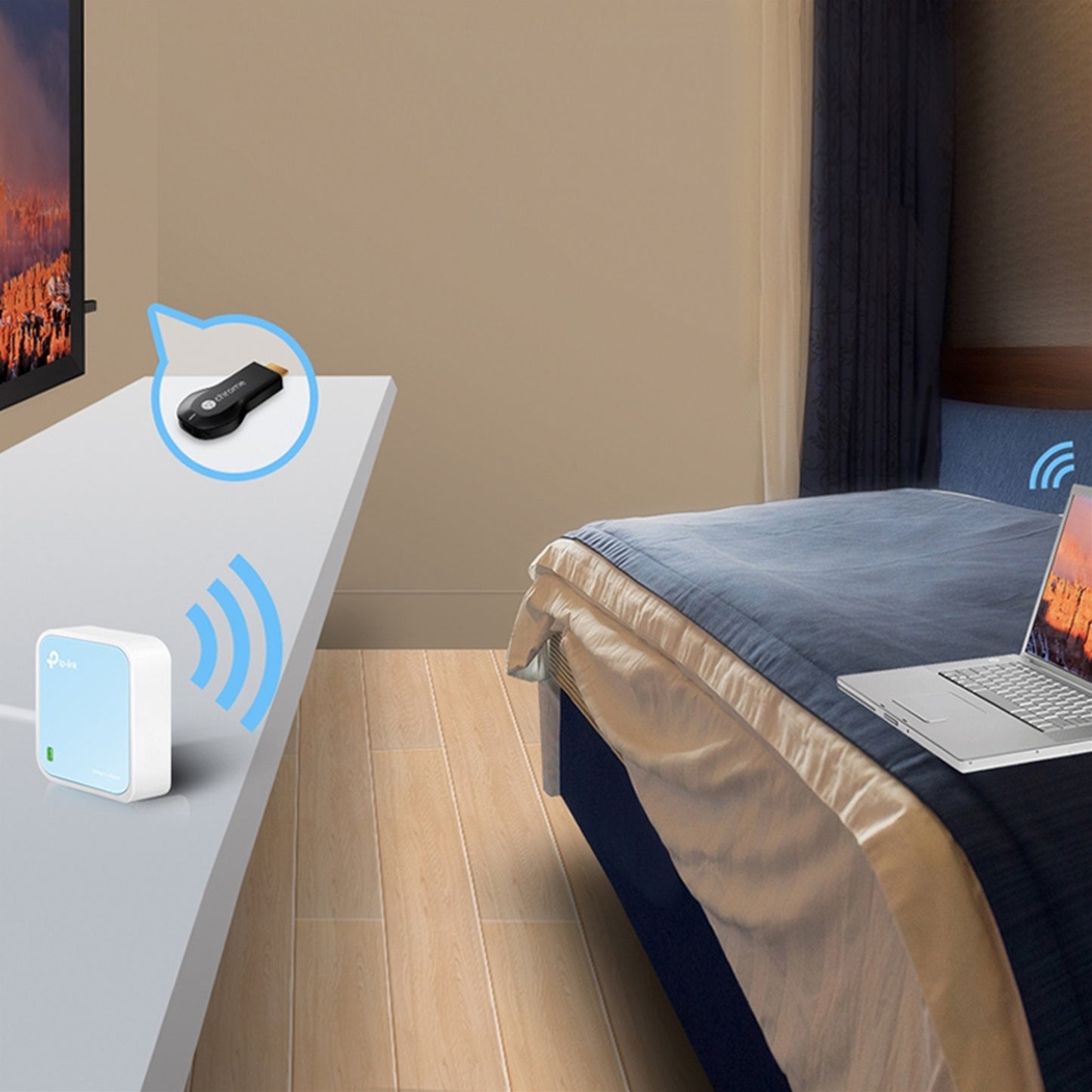 TP-Link TL-WR802N N300 Nano Pocket Travel Router AP