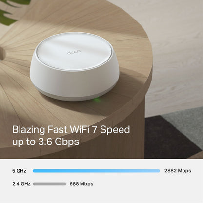 TP-Link Deco BE25 BE3600 Home Mesh Wi-Fi 7 System, 2.5G Multi Gigabit - 3 Pack