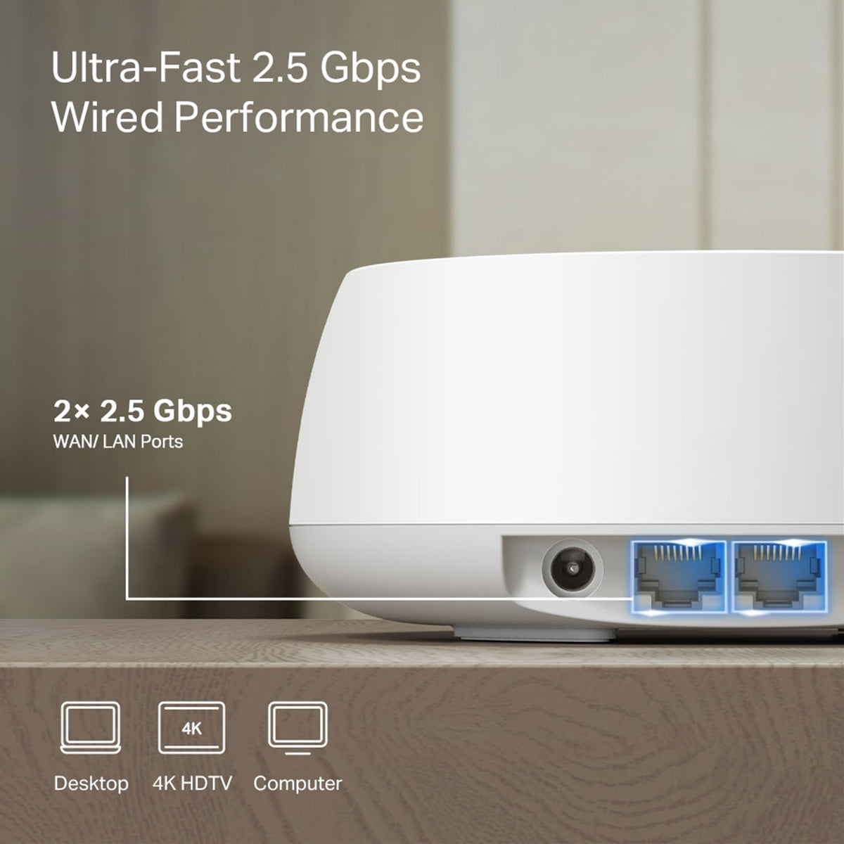 TP-Link Deco BE25 BE3600 Home Mesh Wi-Fi 7 System, 2.5G Multi Gigabit - 3 Pack