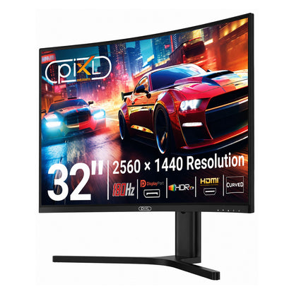 piXL X-Series GS32QIDPHA 32 Inch QHD IPS Gaming Monitor, 180Hz, 1ms, HDR10+