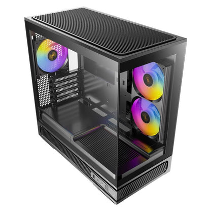 Antec Constellation C2M ARGB Micro-ATX PC Case in Black