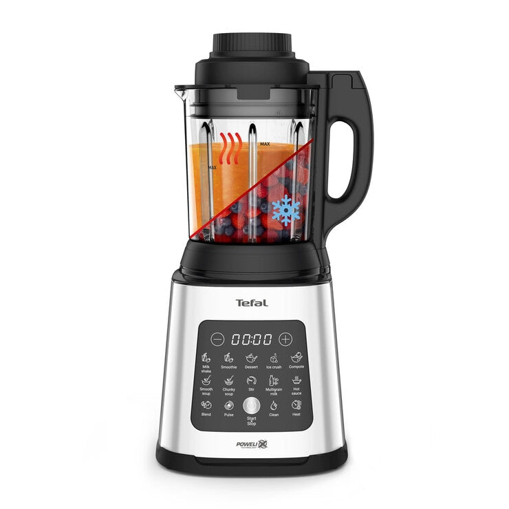 Tefal PerfectMix 2in1 Blender & Soup Maker with Removable Blades Steaming Basket