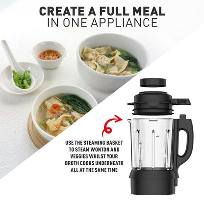 Tefal PerfectMix 2in1 Blender & Soup Maker with Removable Blades Steaming Basket