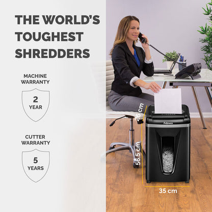 Fellowes Powershred 450M Micro Cut Shredder 9 Sheet