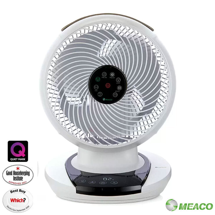 Meaco 10 Inch Air Circulator Fan with Remote Control