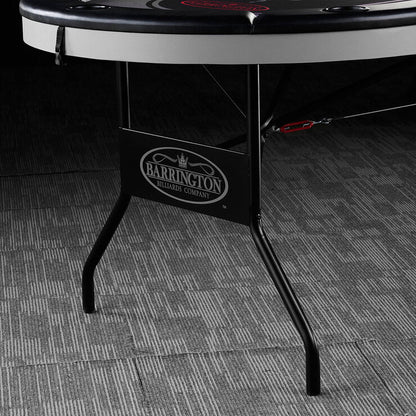 Barrington 10-Player Poker Table with LED Lights
