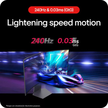 LG UltraGear 39 Inch WQHD 240Hz OLED Gaming Monitor