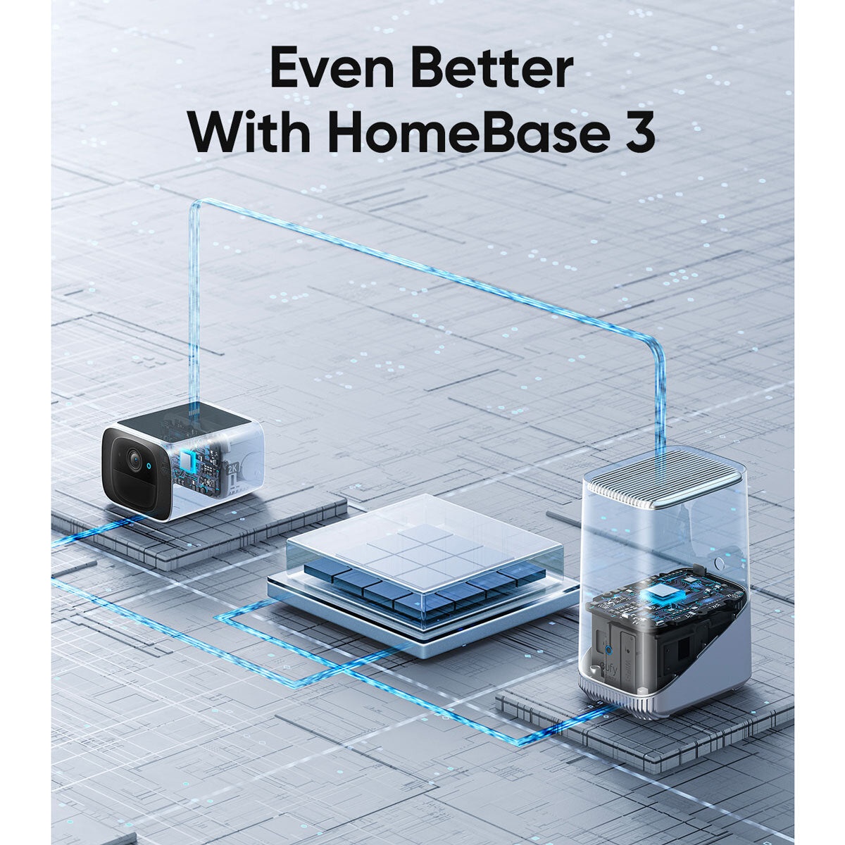 eufy SoloCam S220 2-Camera Kit with HomeBase S380 - No Monthly Fee