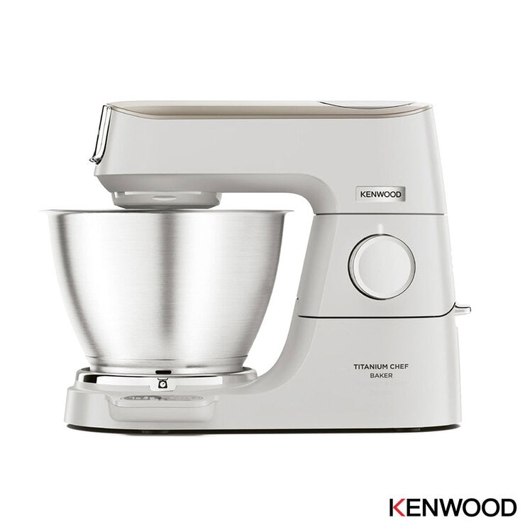 Kenwood Titanium Chef Baker Stand Mixer in White, KVC65.001WH