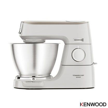 Kenwood Titanium Chef Baker Stand Mixer in White, KVC65.001WH