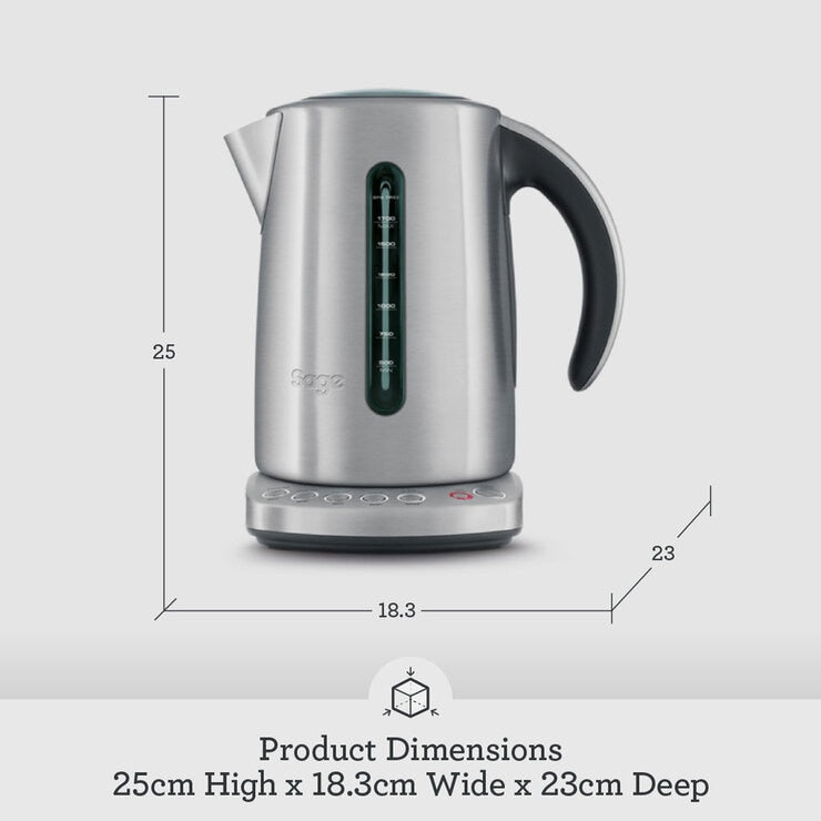 The Sage Smart Kettle Luxe, SKE825BSS3GUK1