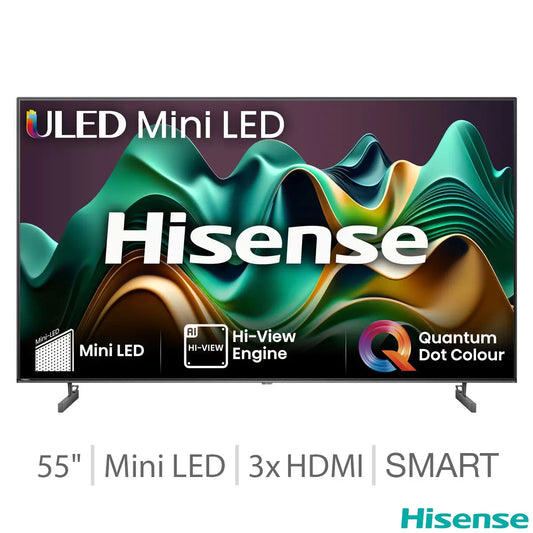 Hisense 55U6NQTUK 55 Inch Mini LED Freely Smart TV 5-Year Warranty